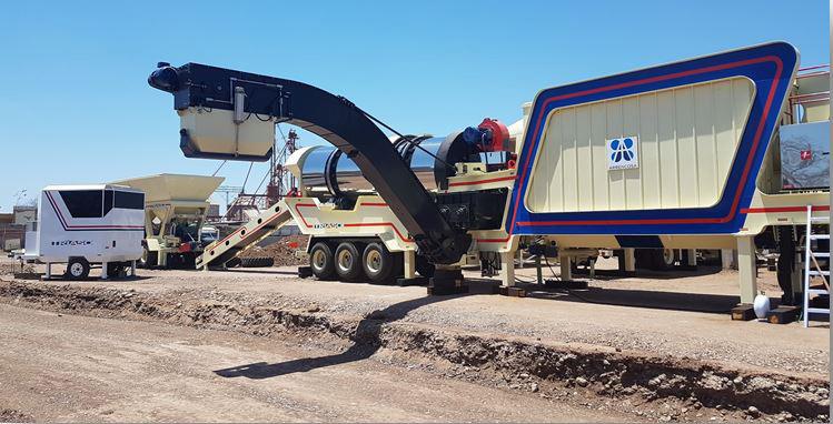 Planta de asfalto de contraflujo