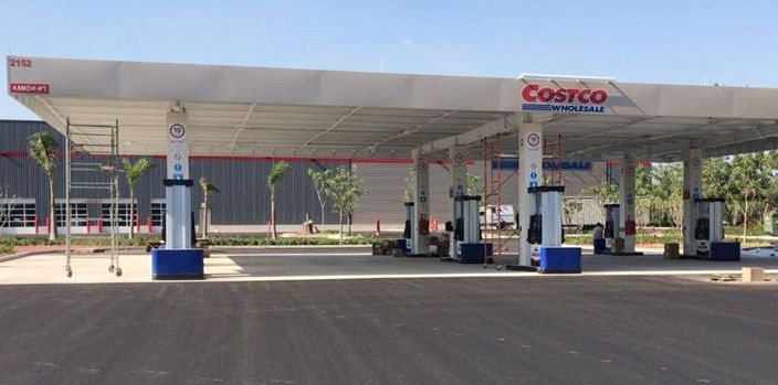 Gasolinera Costco Culiacán construida por Arrencosa